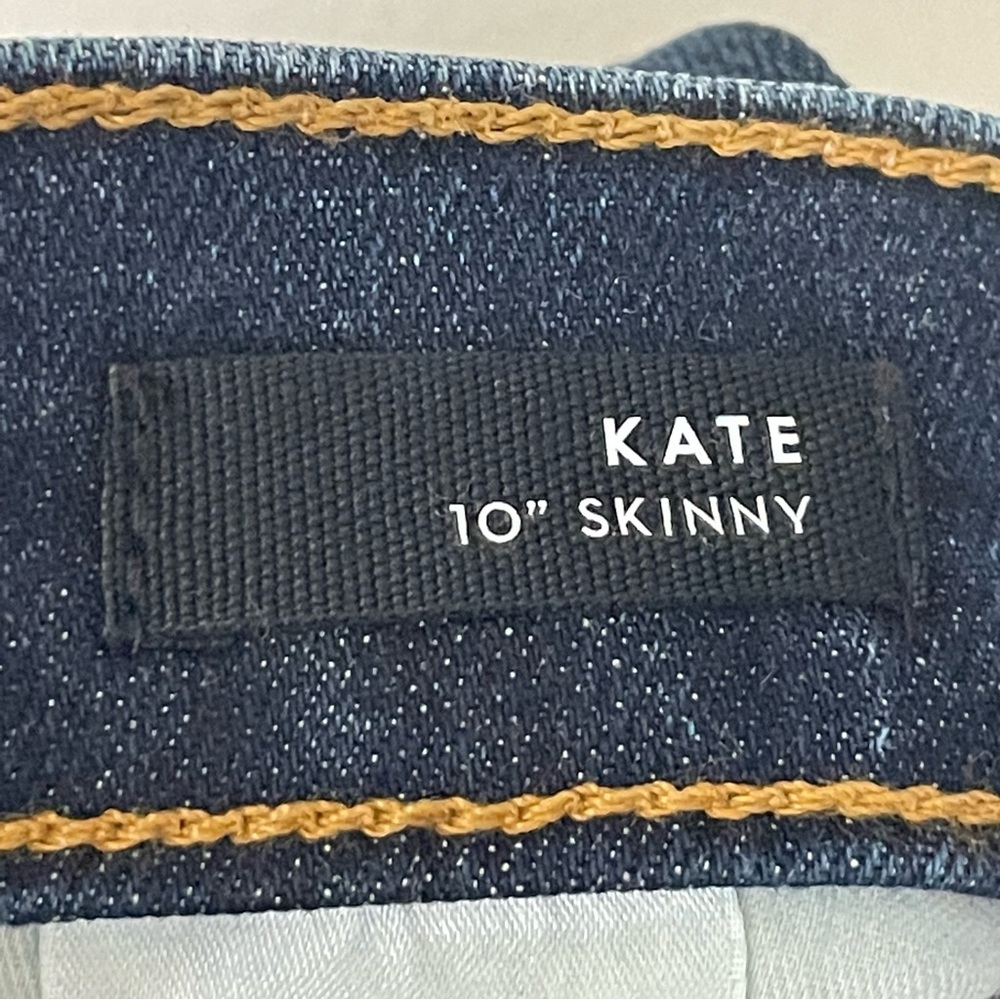 VERONICA BEARD JEANS NWT KATE 10” HIGH RISE SKINNY JEANS 24 VINTAGE WITH FRAY - Picture 11 of 14
